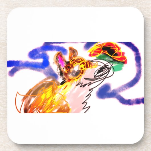 Wolf race herfst bier onderzetter (Voorkant)