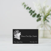 Wolf & Raven Logo Visitekaartje (Staand voorkant)