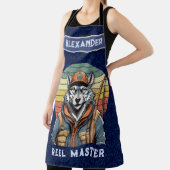 Wolf Retirement Gifts voor Visser Papa Schort (Insitu)