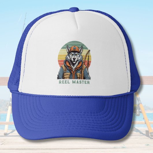 Wolf Retirement Gifts voor Visser Papa Trucker Pet