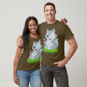 Wolf Rode wijn T-shirt (Unisex)