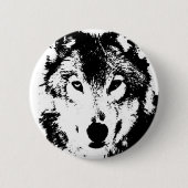 Wolf Ronde Button 5,7 Cm (Voorkant)