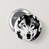 Wolf Ronde Button 5,7 Cm (Voorkant /achterkant)