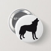 wolf ronde button 5,7 cm (Voorkant /achterkant)