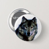 Wolf Ronde Button 5,7 Cm (Voorkant /achterkant)
