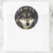 Wolf Ronde Sticker (Tas)