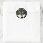 Wolf Ronde Sticker (Tas)