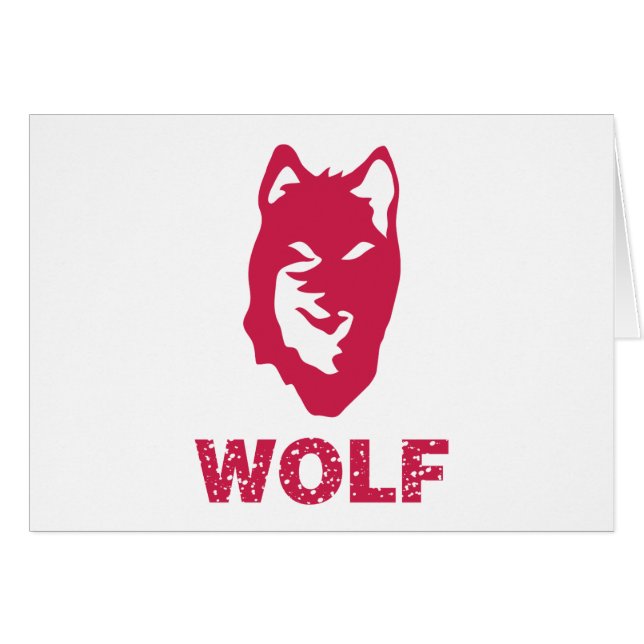 Wolf (rood) (Voorkant Horizontaal)