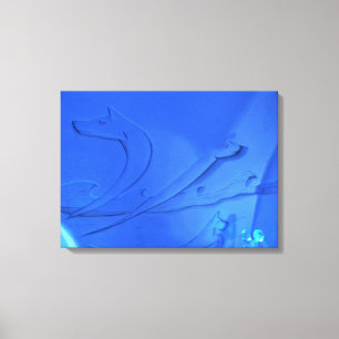 Wolf Room in Hotel de Glace, Quebec, Canada Canvas Afdruk