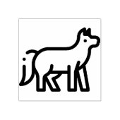 Wolf Rubberstempel (Afrduk)