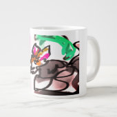 Wolf run in autumn grote koffiekop (Voorkant rechts)