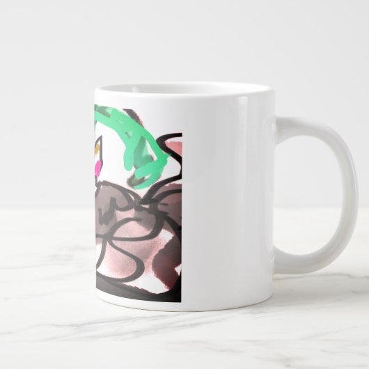 Wolf run in autumn grote koffiekop (Rechts)