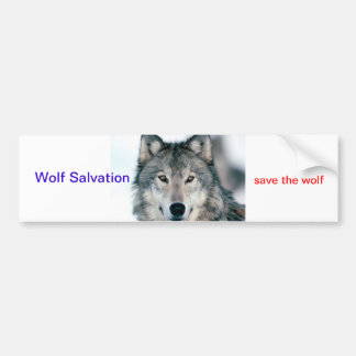 Wolf Salvation Bumpersticker