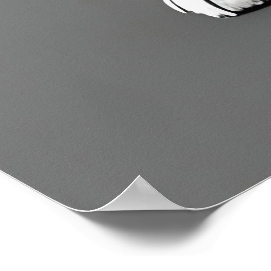 Wolf Santa Claus | AI Art Poster (Hoek)