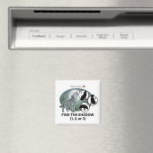 Wolf Schaduw Overeenkomen Magneet (Insitu (Vaatwasser))