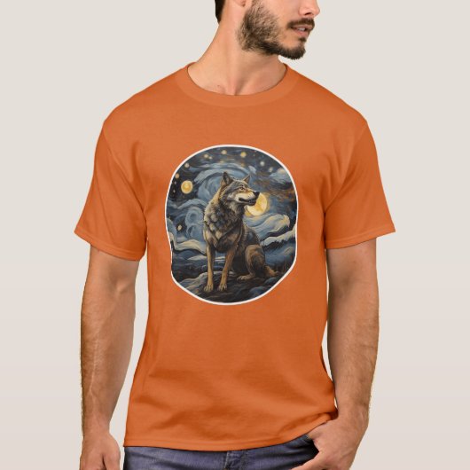 wolf schilderen dier ontwerp jongen t-shirt (Voorkant)