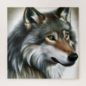 Wolf Schilderij Legpuzzel (Verticaal)