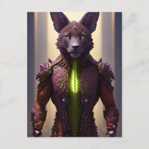Wolf Sci Fi Briefkaart