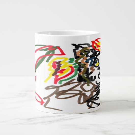 Wolf set Herfst Grote Koffiekop (Voorkant)