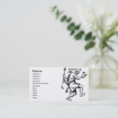 Wolf Shaman Visitekaartje (Staand voorkant)