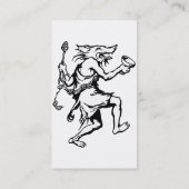 Wolf Shaman Visitekaartje (Achterkant)