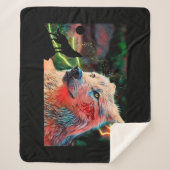 Wolf Sherpa Deken (Voorkant)