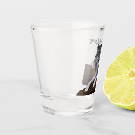 Wolf Shot Glas (Links)