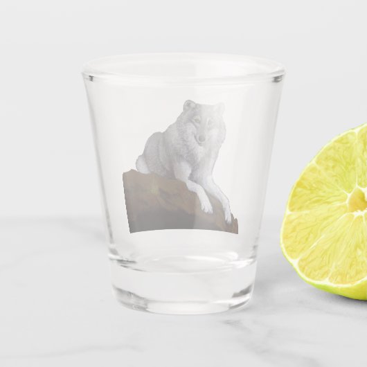 Wolf Shot Glas (Achterkant)