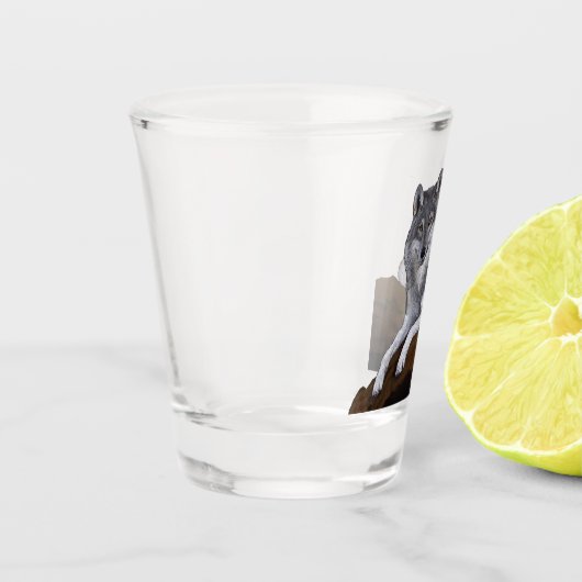 Wolf Shot Glas (Links)