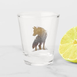 Wolf shotglas shot glas