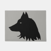 Wolf Silhouette Deurmat (Voorkant)