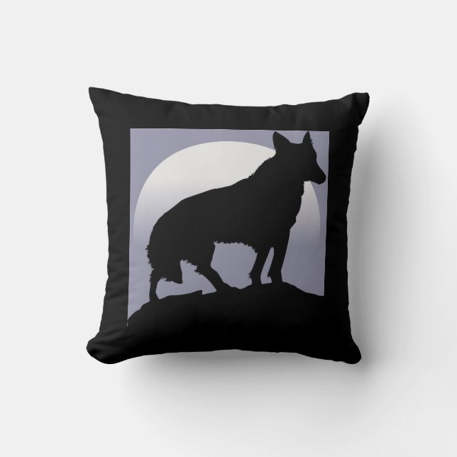 WOLF SILHOUETTE KUSSEN (Voorkant)