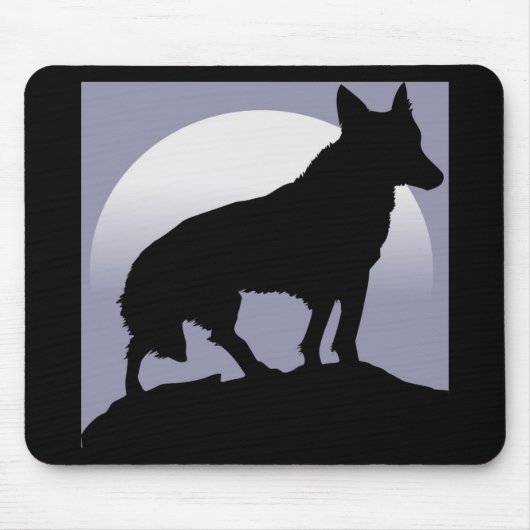 WOLF SILHOUETTE MUISMAT (Voorkant)