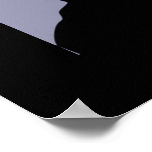 WOLF SILHOUETTE POSTER (Hoek)