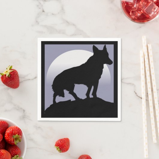 WOLF SILHOUETTE SERVET (Insitu)
