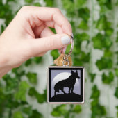 WOLF SILHOUETTE SLEUTELHANGER (Hand)