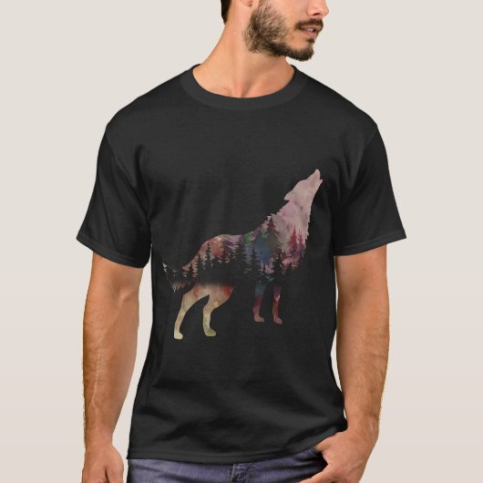 Wolf Silhouette T-shirt (Voorkant)