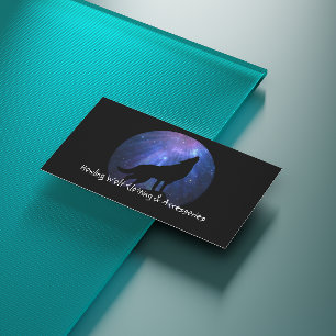 Wolf Silhouette Visitekaartje