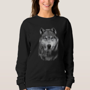 Wolf Silhouette Wolves Indiaanse Natuur voor Bosbo Trui