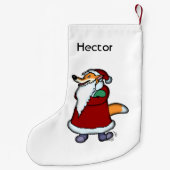 Wolf Sinterklaas Naam Kleine Kerstsok (Achterkant)