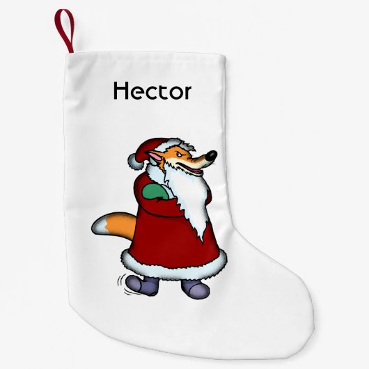 Wolf Sinterklaas Naam Kleine Kerstsok (Voorkant)