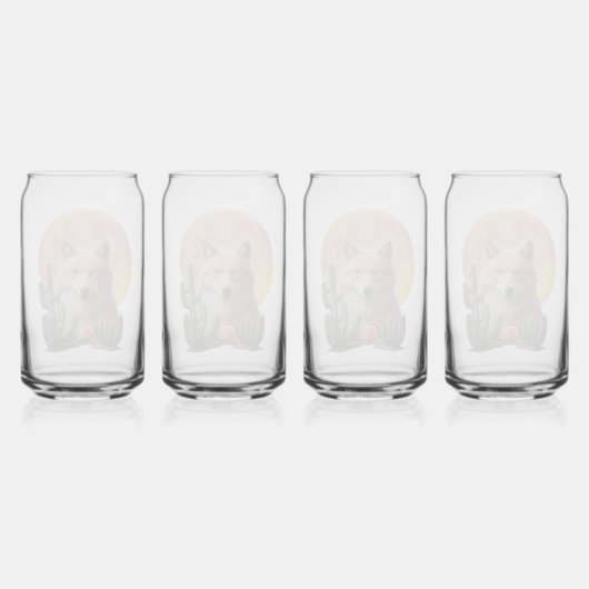 Wolf Six: Blikvorm Glas (Achterkant)