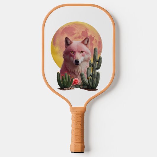 Wolf Six: Pickleball Paddle (Achterkant)