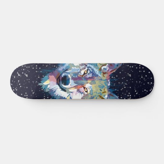 Wolf Skateboard - Dark Wolf Skateboard (Horizontaal)