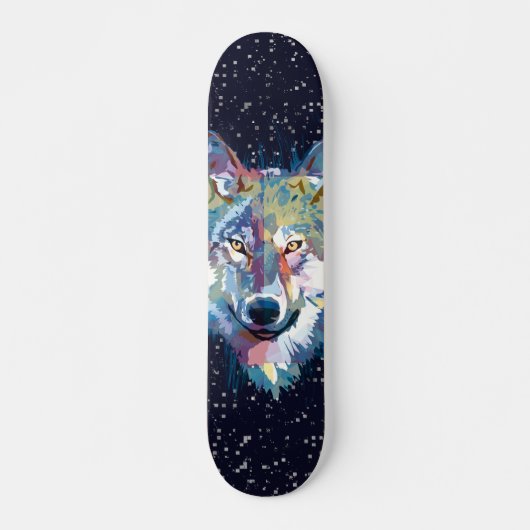 Wolf Skateboard - Dark Wolf Skateboard (Voorkant)