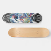 Wolf Skateboard Deck | Kleurrijke Wolf Kop (Horizontaal)