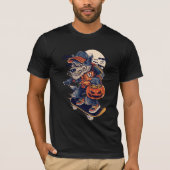 Wolf Skateboarden op Trick en Treat T-shirt (Voorkant)
