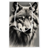 Wolf Sketch Medium Cadeauzakje (Voorkant)