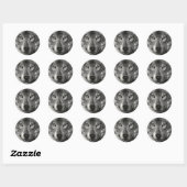 Wolf Sketch Ronde Sticker (Vel)