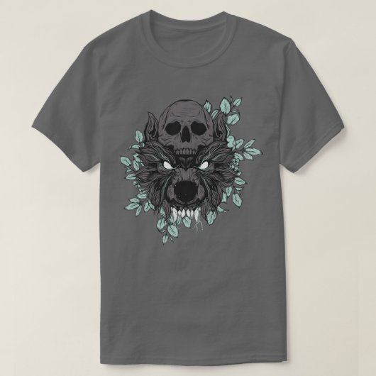 Wolf Skull T-shirt (Design voorkant)